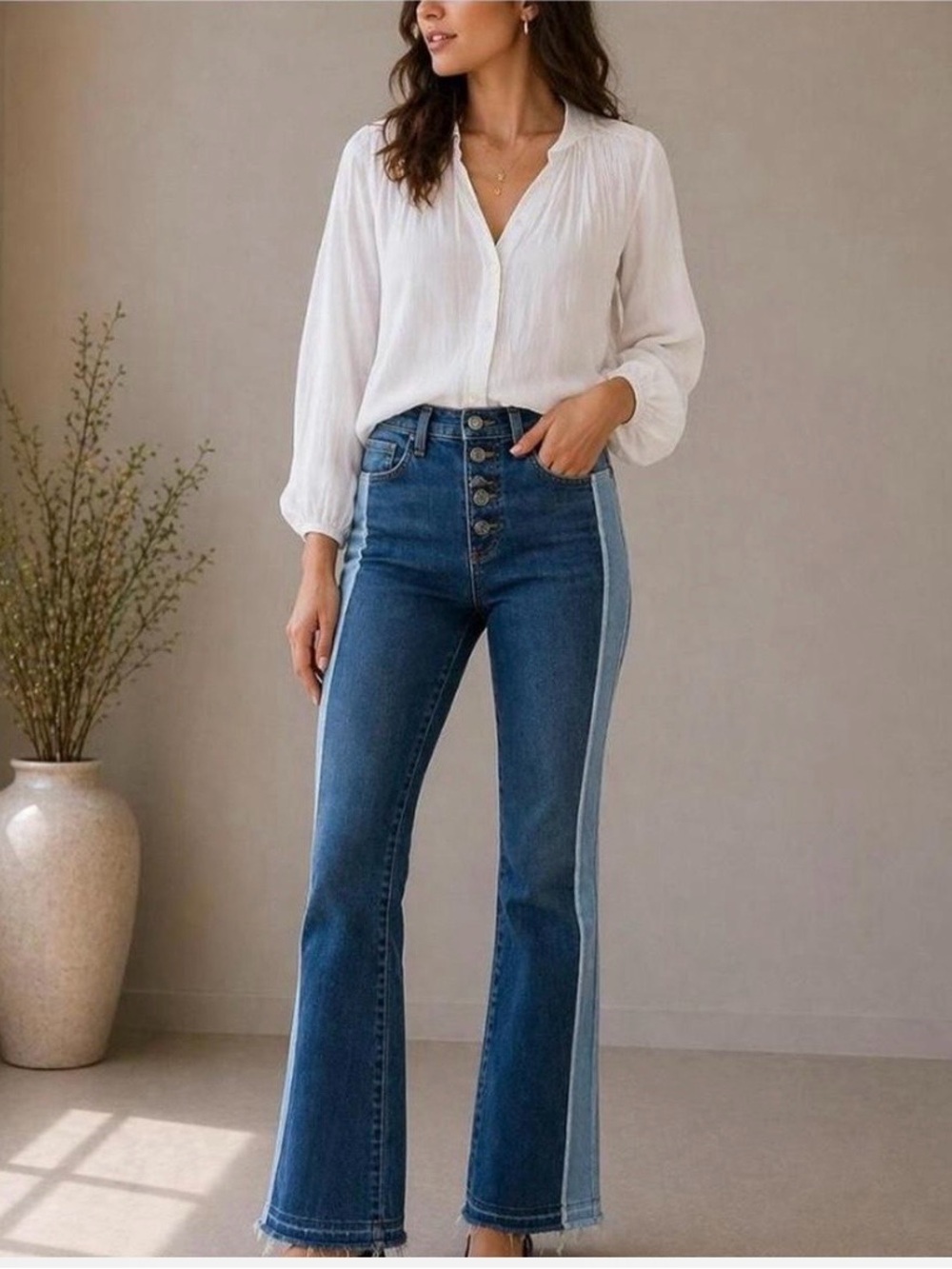 Veronica Beard Carolyn Baby Boot High Rise Jeans 25